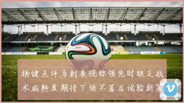 杨健点评马刺表现称领先时缺乏战术成熟度期待下场不落后试验新策略